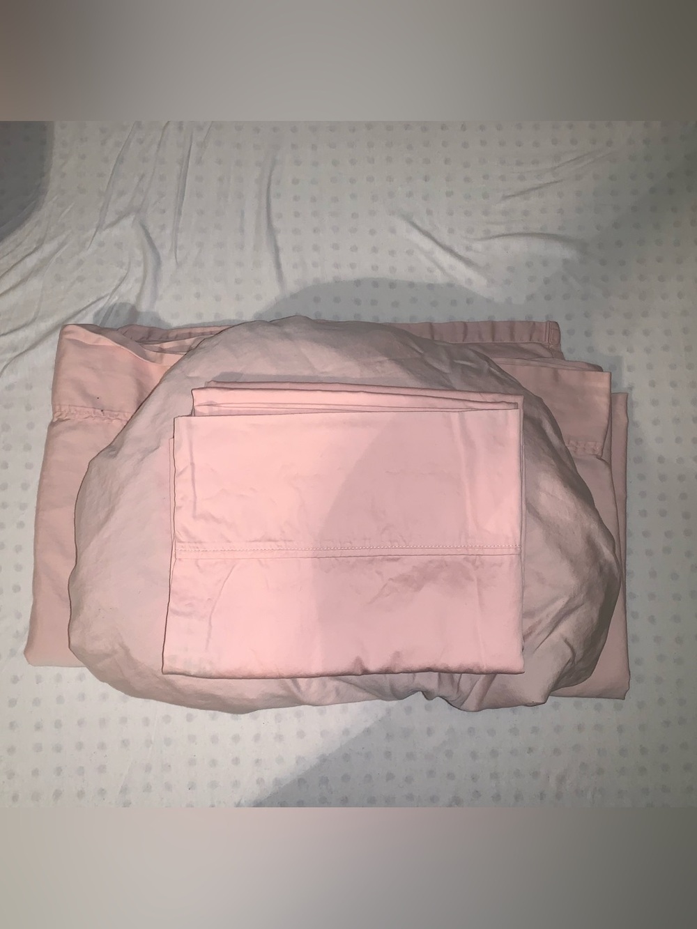 Magnolia Pale Pink Blush Organic Cotton Sheet